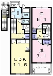 網干駅 バス13分  太子下車：停歩10分 2階の物件間取画像